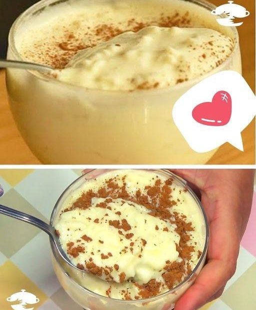 Arroz doce cremoso simples e delicioso