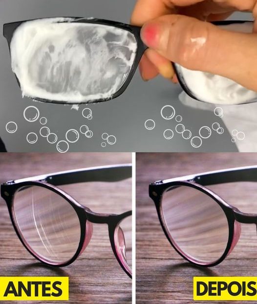 Como remover arranhões de óculos de grau usando apenas 2 ingredientes